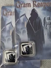 2 x 1 gram silver Gram Reaper bars Limited edition and serial numbered