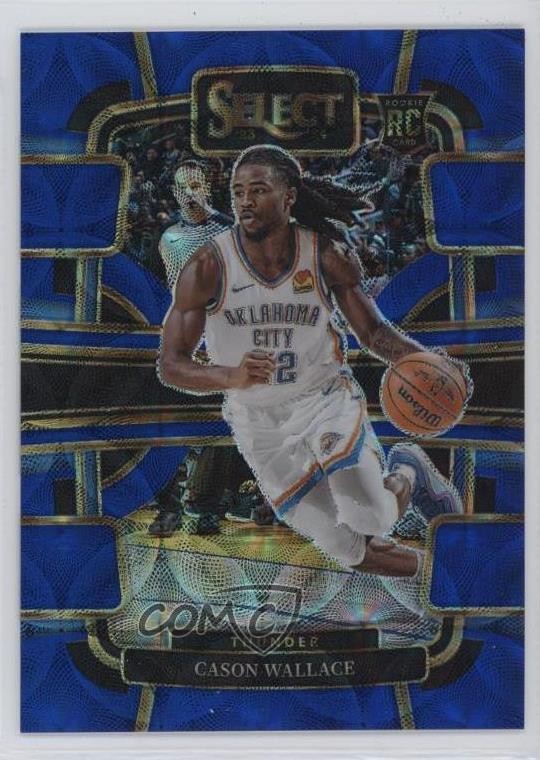 2023-24 Panini Select Concourse Blue Scope Prizm 146/249 Cason Wallace #88 19fe