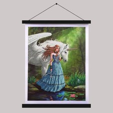 Enchanted Pool Crystal Art Scroll Kit Anne Stokes 40x50cm