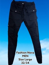 Mens jogger cargo pants size Large 32/34