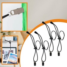 4 Stück Hintergrundclips, Studiozubehör, Fotohintergrund, Stoff-Seitenclips