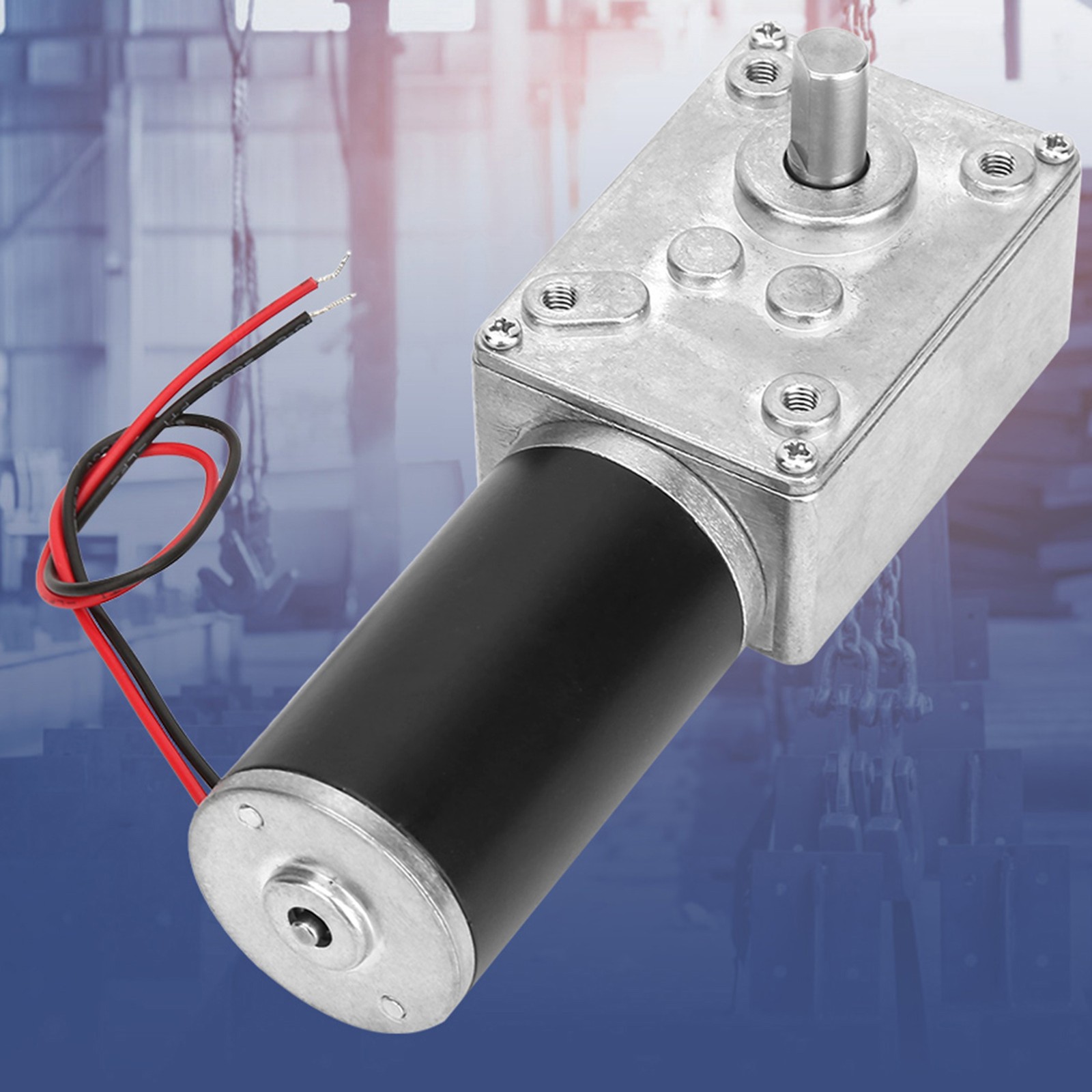 (12V 12RPM)Speed Reduce Electric Gearbox Motor Reversible Worm Gear Motor 8m BL
