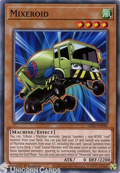 LDS1-EN040 Mixeroid Common 1st Edition Mint YuGiOh Card