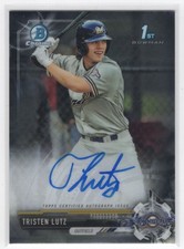 #CDA-TL 2017 Bowman Draft Chrome Pick Autographs / Tristen Lutz Auto Brewers