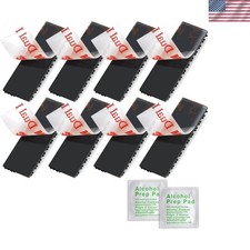Reclosable EZ Pass Strips Set - Weather-Resistant 8 Pcs Adhesive Mounting Tape