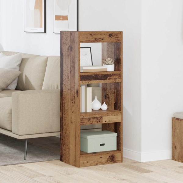 BüCherregal 3 Ebenen 40 X 30 X 103 Cm Holzwerkstoff Braun-image