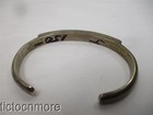 VINTAGE SIGNED SKJ KALLESTEWA NAVAJO INDIAN TURQUOISE GEOMETRIC INLAY CUFF — photo 8
