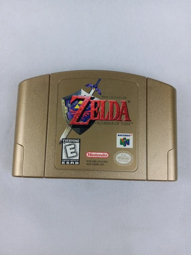 Legend of Zelda: Ocarina of Time N64 Collectors Edition Gold. Authentic! Tested