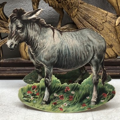 Stand up The Donkey (Equus Asinus) - Die Cut by Raphael Tuck & Sons - L16