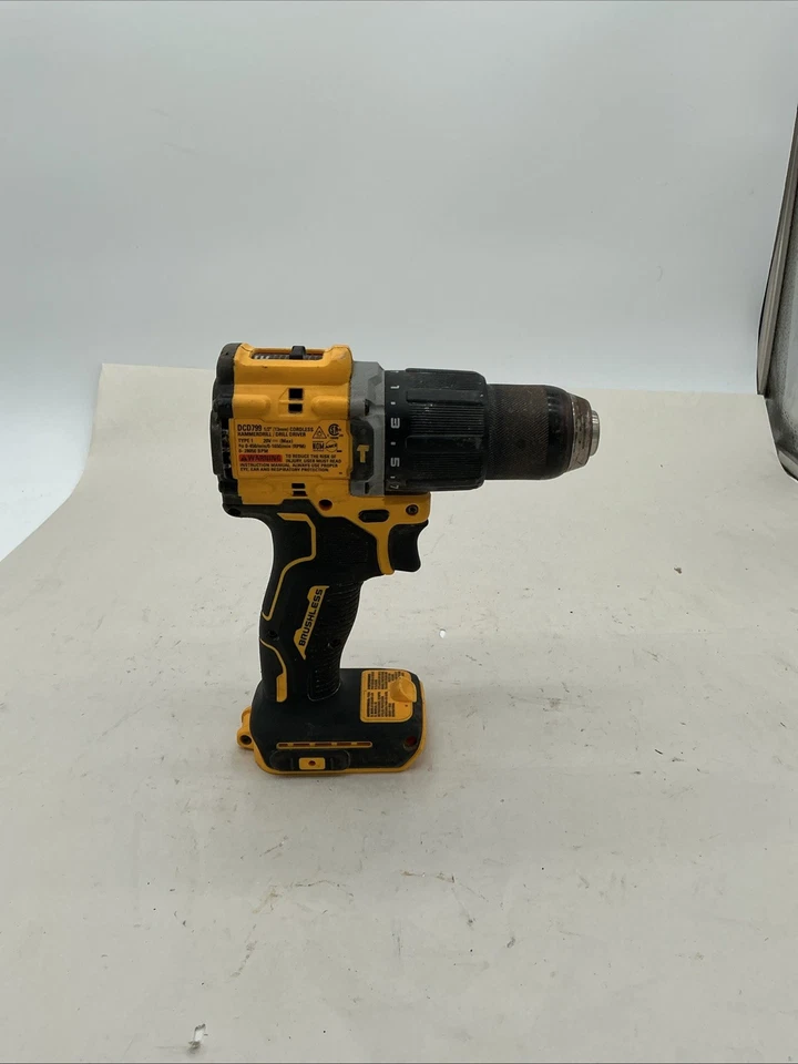 Taladro percutor inalámbrico sin escobillas DEWALT 20V DCD799 DD7 Foto 2 de 4