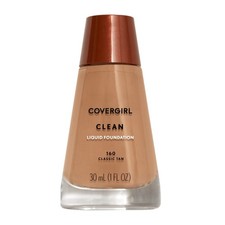 Covergirl Clean Liquid Foundation 160 Classic Tan 1 Fl Oz Original Normal Skin