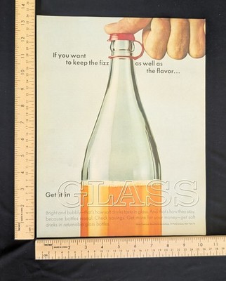 Vintage 1963 Glass Container Manufacturers Institute Glass Bottles Color...