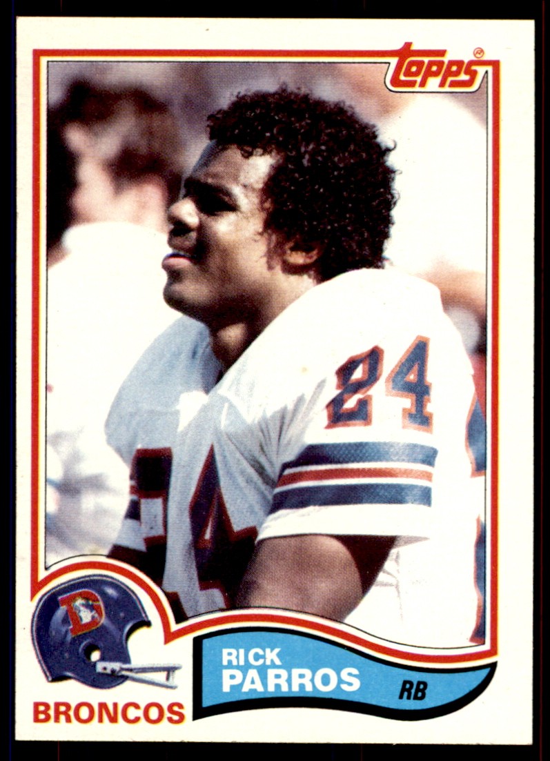 1982 Topps Rick Parros Denver Broncos #84