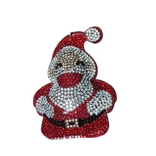 Popfizzy Bling Santa Christmas Ornaments 2023, Christmas Decor for Tree,...