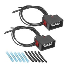 2Pcs 68065016AB Front Turn Signal Light Connector Plug Harness with Tube