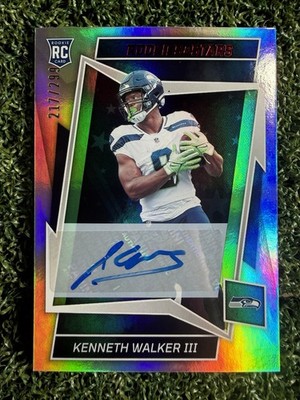 2022 Rookies and Stars Signatures #108 Kenneth Walker III RC Rookie AUTO /299