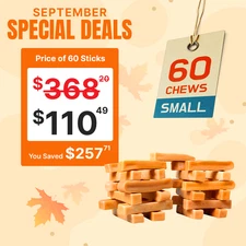 Himalayan Yak Milk Bones dog chews for small dogs 5lbs - Easily digestilble chew