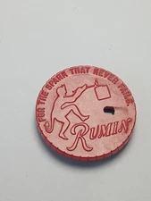 Vintage Rumin Lighter Flint Container/ Devil Ad Red Devil Flint Dispenser