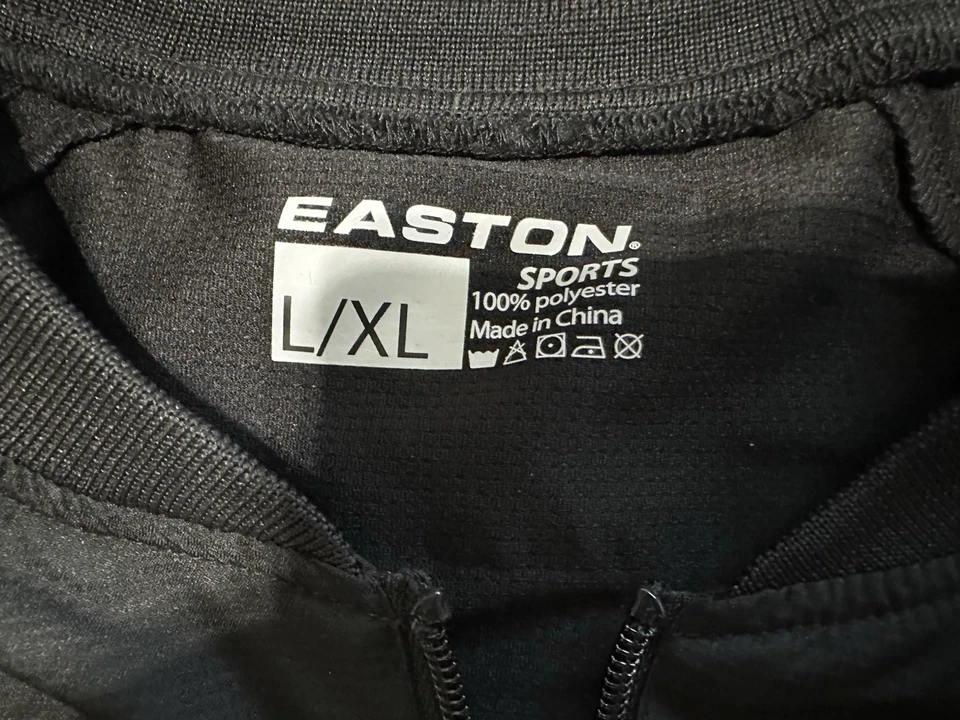Chaqueta Easton Baseball Warm Up Jage Talla YL/XL Negra/Gris Nueva Con Etiquetas  Foto 3 de 4