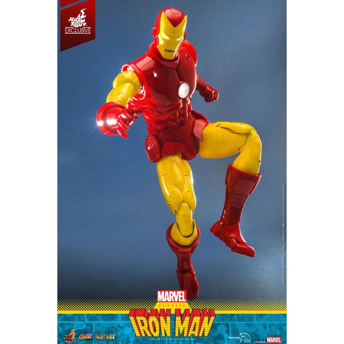Iron Man Classic Comic MP Diecast Fully Poseable Exclusive Hot