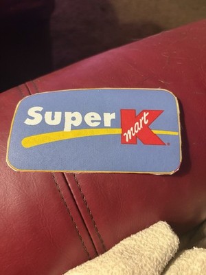 Vintage Super K-mart Kmart Iron On Patch Store Hat Shirt Purse Department