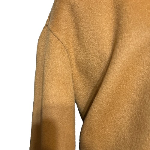 Chaqueta para mujer Lafayette 148 abrigo de lana mediana cachemir bloque de color marrón minimalista - Imagen 5 de 14