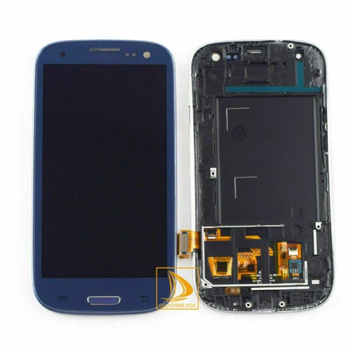 For Samsung Galaxy S3 i9300 Touch Screen Digitizer LCD Screen Assembly + Frame - Picture 8 of 9