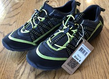 Northside Men Slip On Bungee Lace Water Shoes Black Neon Green Size 8 412203MO62