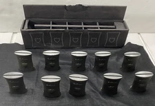 10 Dom Perignon Champagne Menu Holder Photo Holder Pewter Martin Szekely