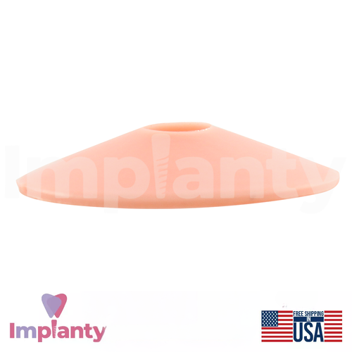 1x Dental Straight Quator Attachment Extra Soft Set Titanium Int Hex 2.42mm - Picture 12 of 14
