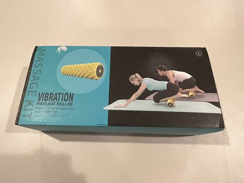 Exercise Muscle Recovery Vibration Massage Foam Roller 12x3x3 in