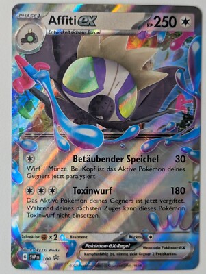 Affiti ex Blackstar Promo SVP 100 Deutsch NM Pokemon