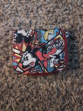 Authentic Disney Parks Red Mickey Mouse- Goofy-Donald - Comic Zipper Wallet
