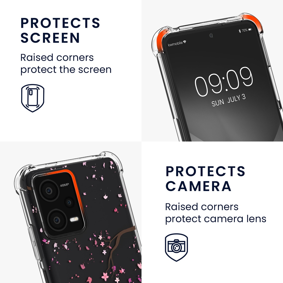 Coque Silicone Avec Collier Pour Xiaomi Redmi Note 12 5G / POCO X5 5G - Neuf - Kwmobile