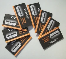 New NIP Vivitar Double Edge Safety Razor Replacement 8 Blades