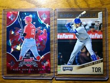 2019 CHRONICLES NICK SENZEL CRACKED ICE CRUSADE RC /99 & Vladimir Guerrero Jr