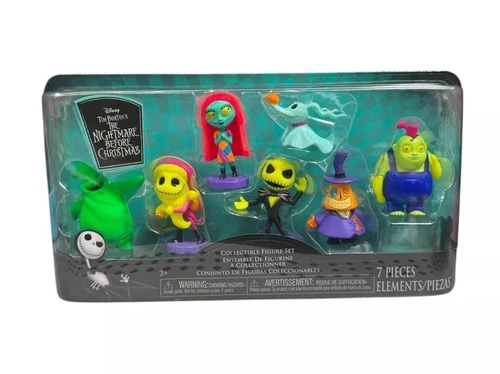 Disney The Nightmare Before Christmas 7-Piece Figurine Set ()