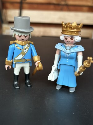 Playmobil Queen Elisabeth II. Prinz Philip englische Königin Custom Top Sammler