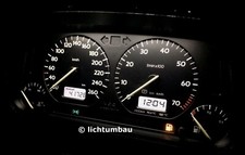 VW Vento Phase 1 VR6 Tacho mit Tankwarnleuchte NUR HIER Blau Rot Weiß LED Golf 3