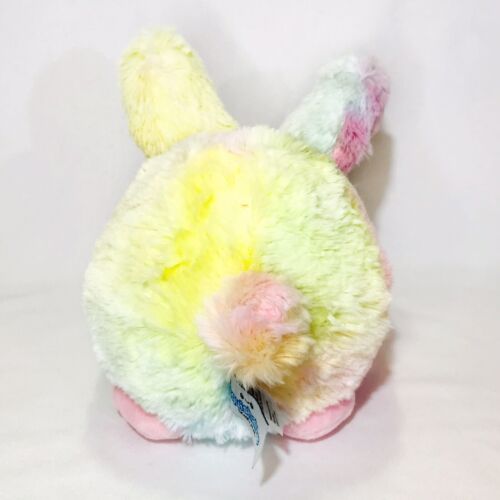 "Conejito pastel arco iris blando 8"" juguete de peluche tie dye conejo de Pascua 2023" - Imagen 3 de 8