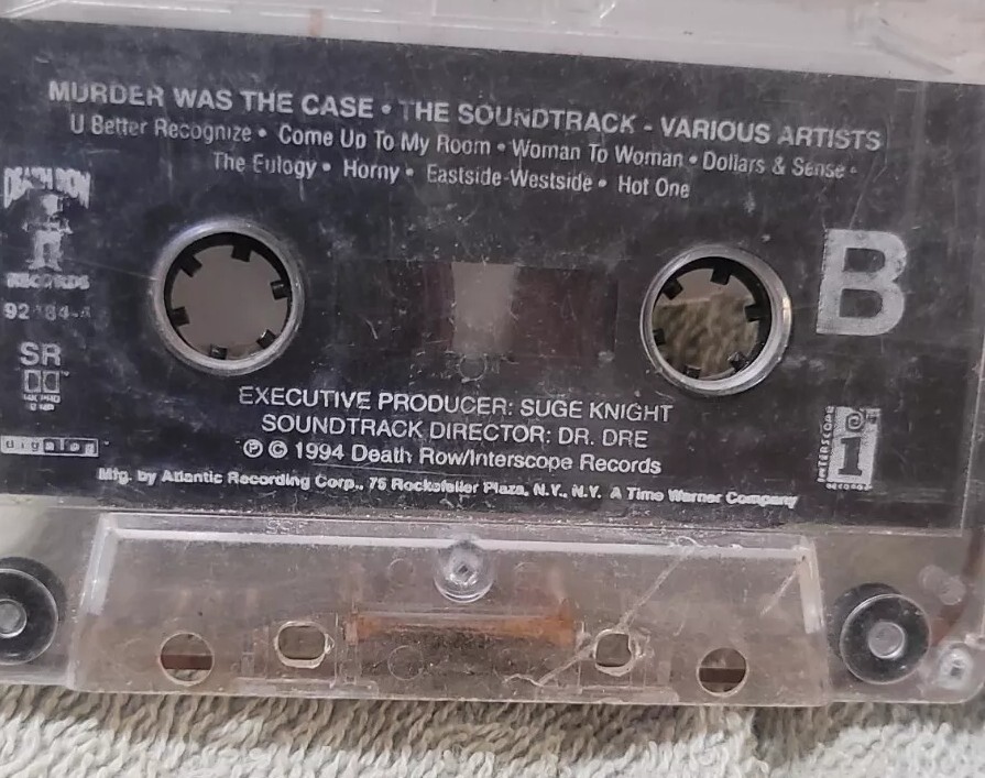 Murder Was The Case The Sound Track Cassette Tape Death Row Murder Was The Case The Sound Track Cassette Tape Death Row