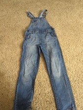 OshKosh B'Gosh Size 7 Denim Bib Overalls Vestbak Medium wash jeans