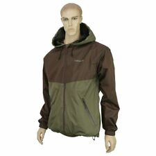 Trakker Shell Jacket Carp Fishing Green Brown Men's Coat NEW ALL SIZES RRP £70