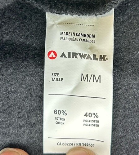 NWT Airwalk Graphic Hoodie Ollie Logo Mens Sz M Black/Olive Green - Picture 6 of 11