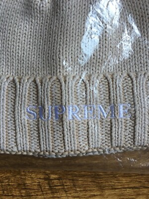 帽子 supreme Overprint Beanie White Supreme Overprint Beanie White Hat SS22 | eBay UK