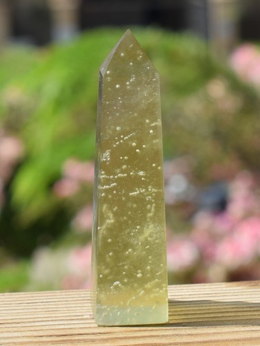 Obelisco vetro del deserto libico - 204 ct - teteorite tetite - impatto asteroide - altezza 3 - Foto 3 di 7