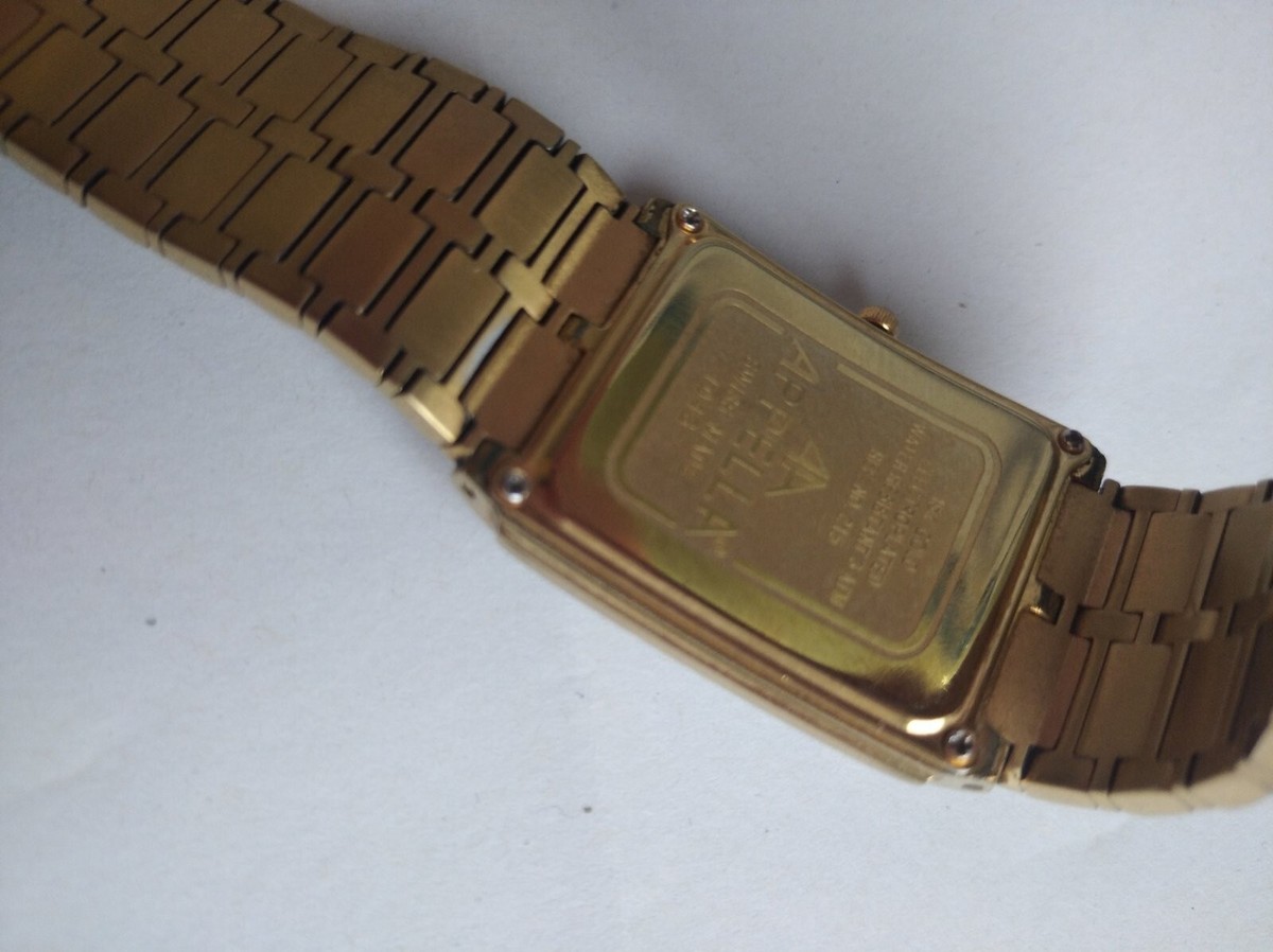 Watch Swiss made vintage Gold APPELLA Geneve ref No 215 quartz