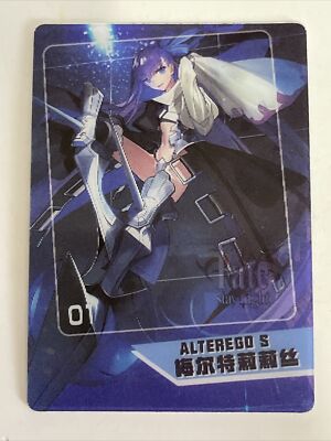 Alterego S 3D Lenticular 01 Fate  Stay Night Anime Card BF Big Face Studio
