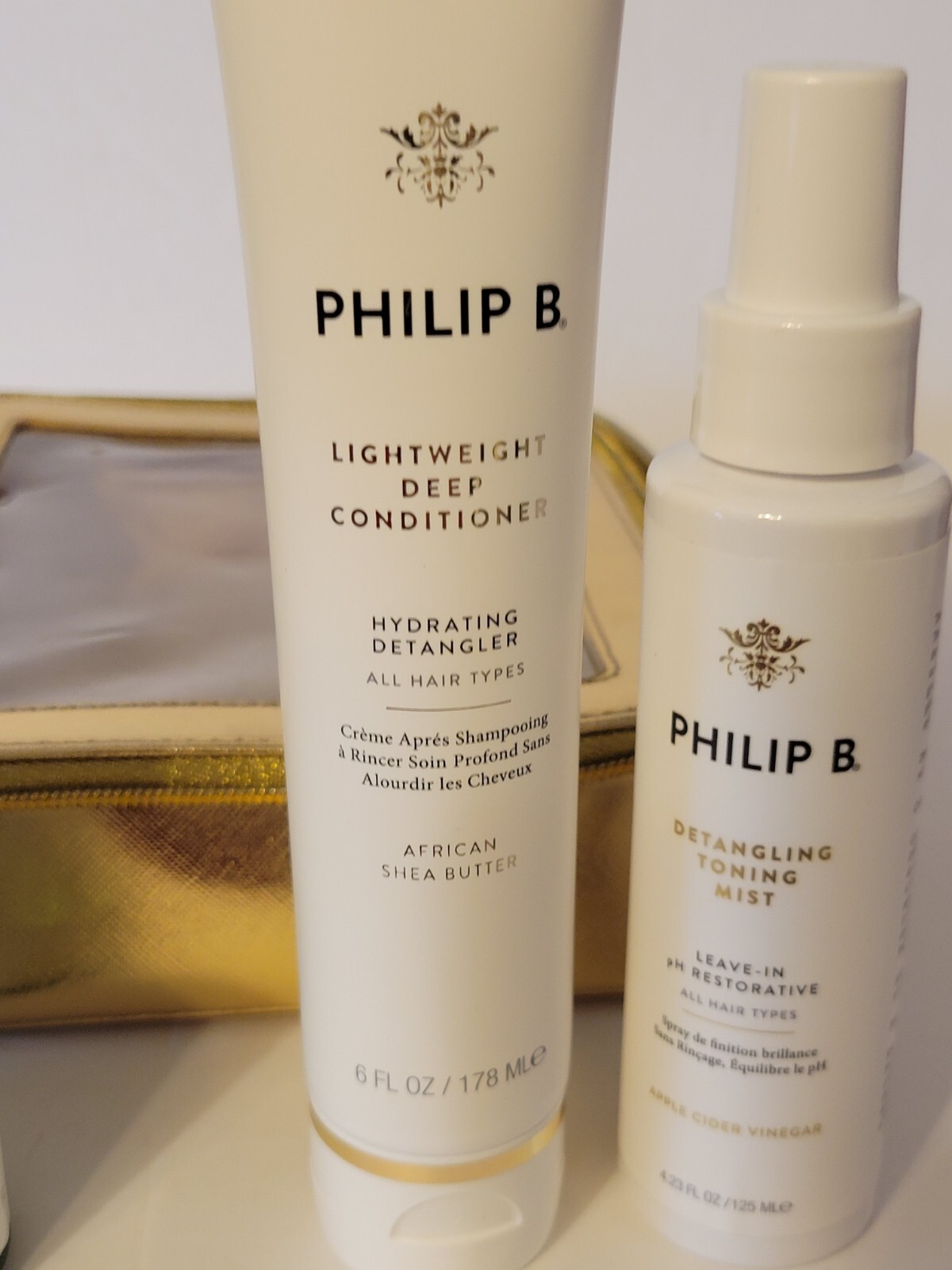 Philip B Four Step Essential Oil Hair & Scalp Treatment Set With Case NEW