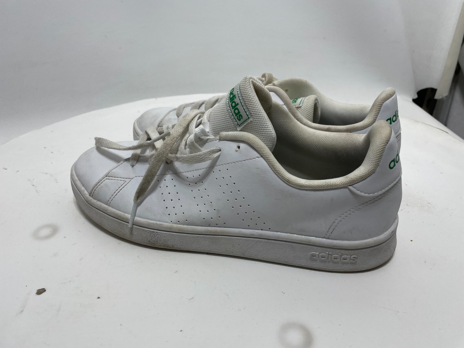 adidas advantage white green